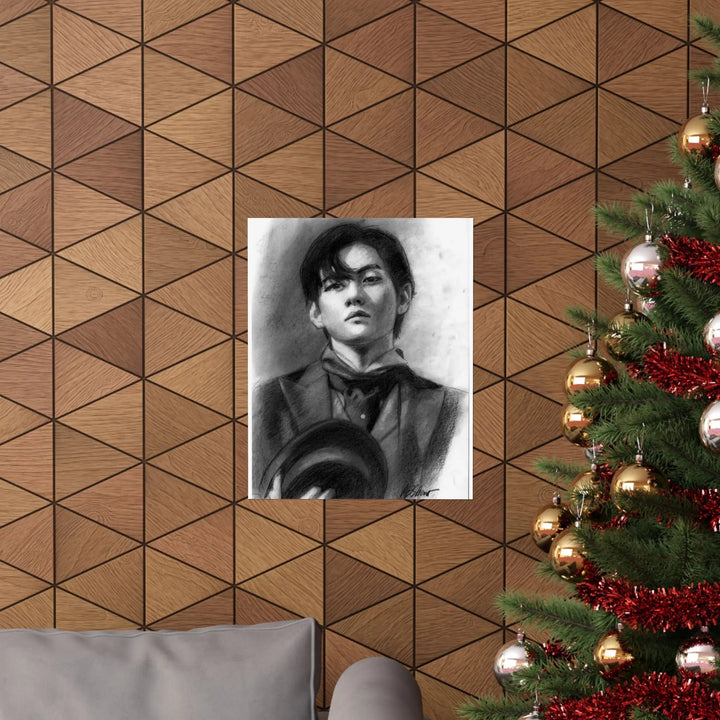 Tae-hyungV of BTS - Poster Printify - Adam Benet Shaw