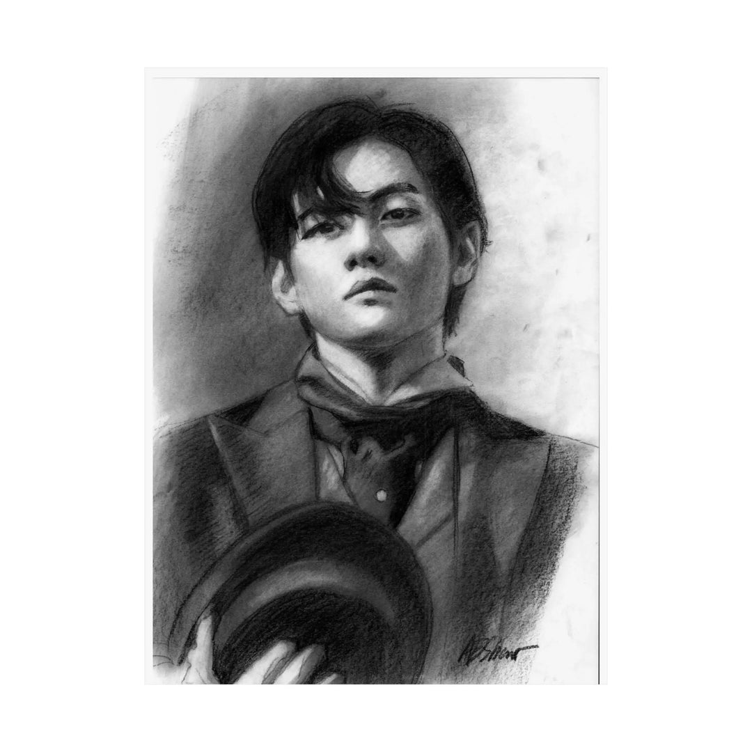 Tae-hyungV of BTS - Poster Printify - Adam Benet Shaw