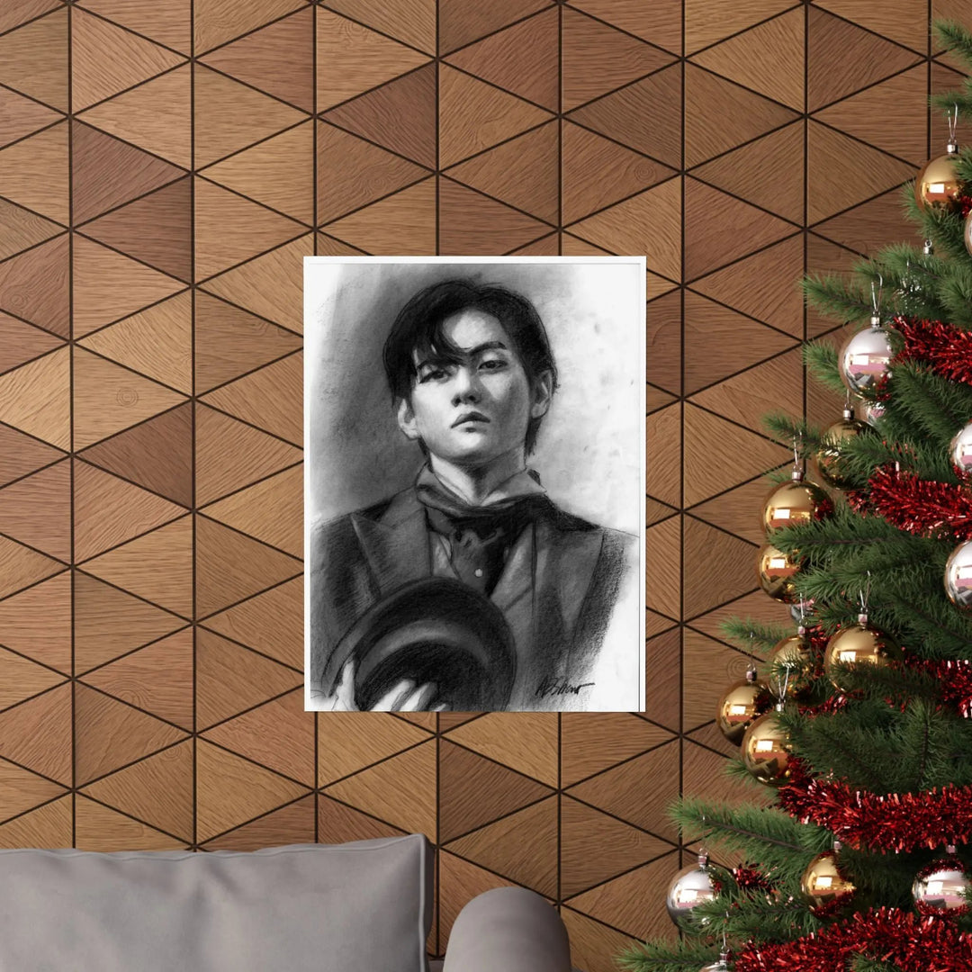 Tae-hyungV of BTS - Poster Printify - Adam Benet Shaw