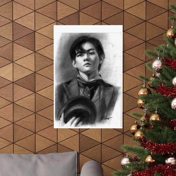 Tae-hyungV of BTS - Poster Printify - Adam Benet Shaw