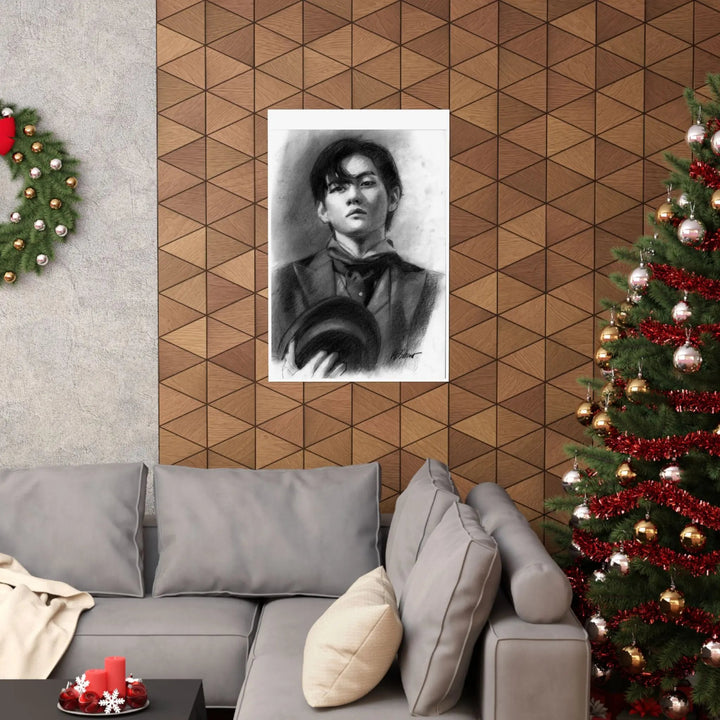 Tae-hyungV of BTS - Poster Printify - Adam Benet Shaw