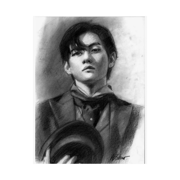 Tae-hyungV of BTS - Poster Printify - Adam Benet Shaw