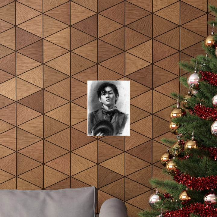 Tae-hyungV of BTS - Poster Printify - Adam Benet Shaw