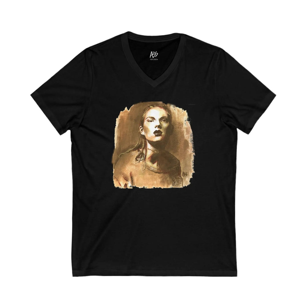 Taylor Reputation t-shirt, featuring original drawing by Adam Shaw Printify - Adam Benet Shaw