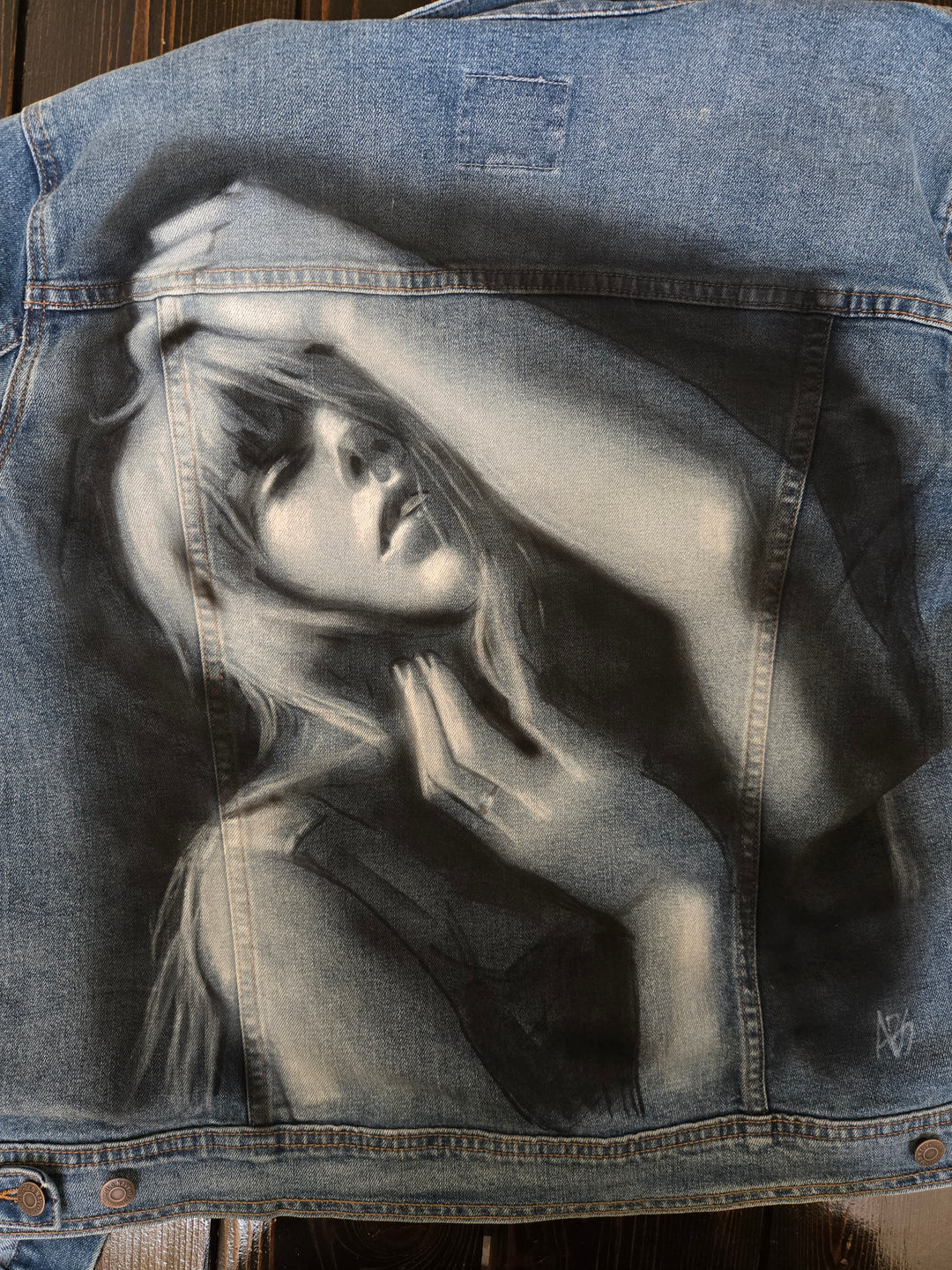 Taylor Swift “Tortured Poets” Custom Denim Jacket - Hand-Painted Tortured Poets Era Jacket