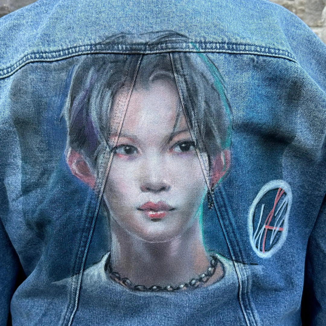 Custom Pop Culture Airbrushed Denim Jacket My Store - Adam Benet Shaw