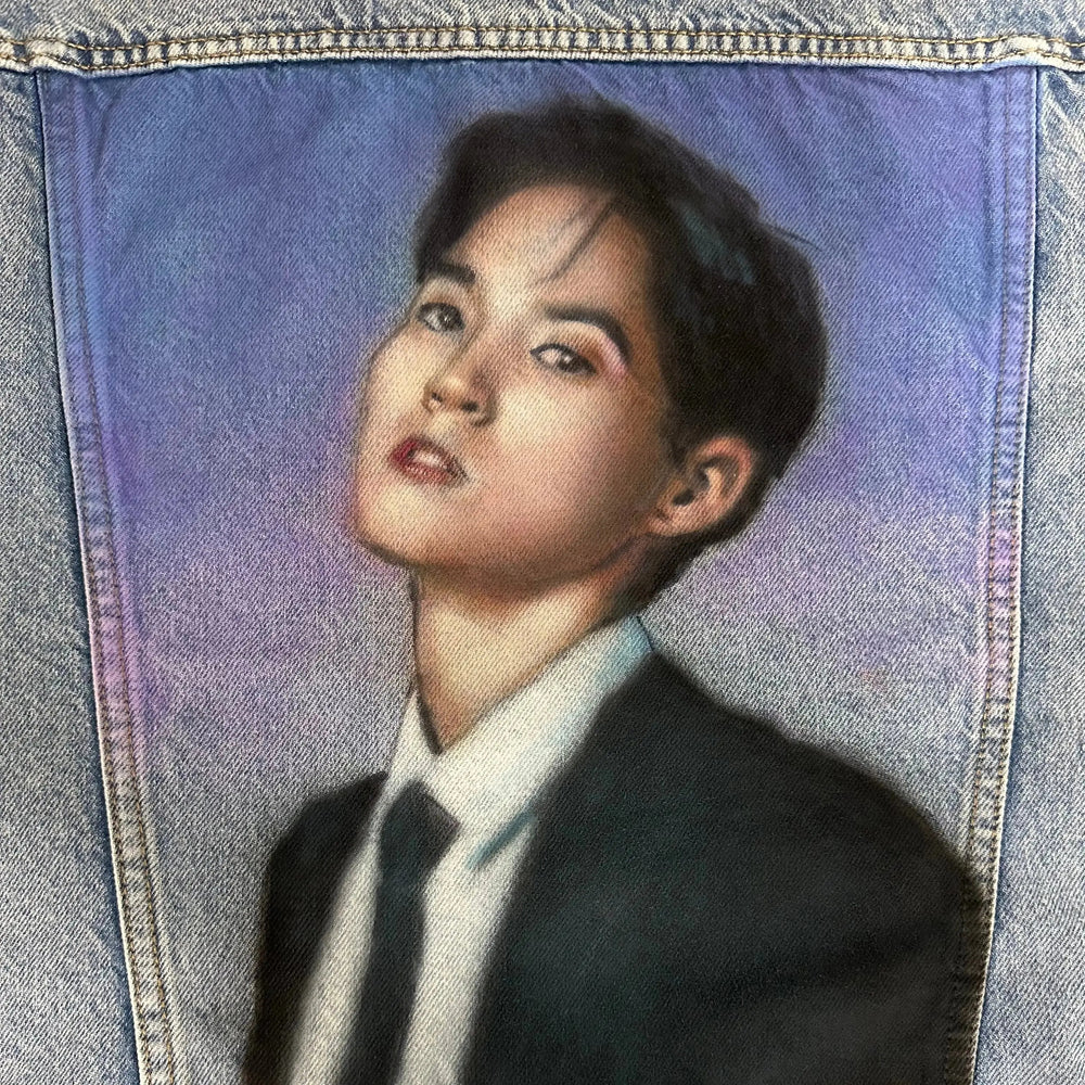 Custom Pop Culture Airbrushed Denim Jacket My Store - Adam Benet Shaw