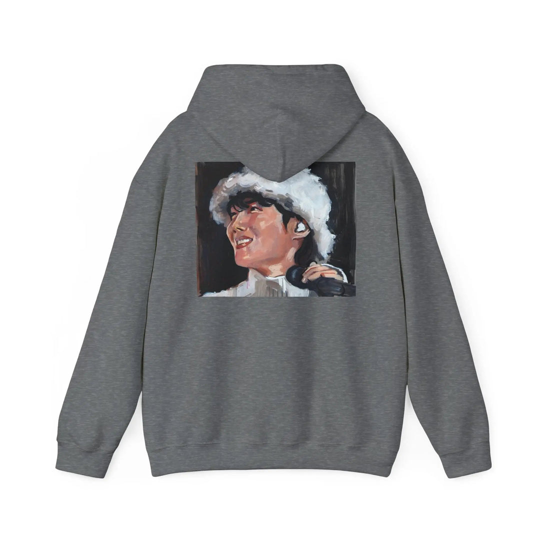 Trendy Unisex Hooded Sweatshirt with j-HOPE Design - Perfect for Concerts & Casual Wear Printify - Adam Benet Shaw