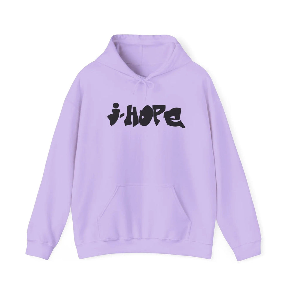 Trendy Unisex Hooded Sweatshirt with j-HOPE Design - Perfect for Concerts & Casual Wear Printify - Adam Benet Shaw