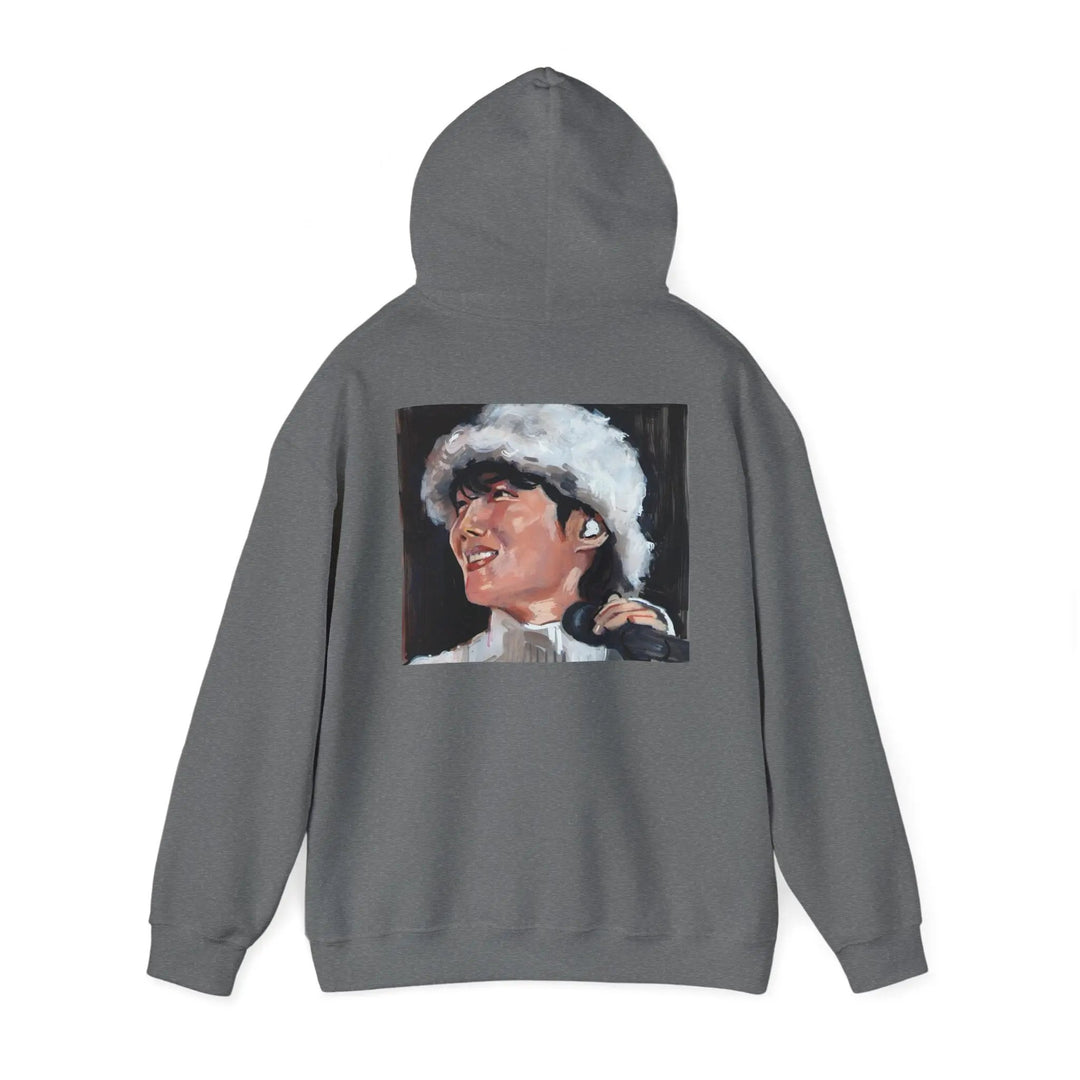 Trendy Unisex Hooded Sweatshirt with j-HOPE Design - Perfect for Concerts & Casual Wear Printify - Adam Benet Shaw