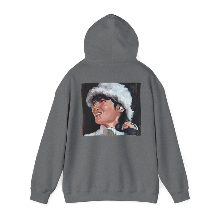 Trendy Unisex Hooded Sweatshirt with j-HOPE Design - Perfect for Concerts & Casual Wear Printify - Adam Benet Shaw