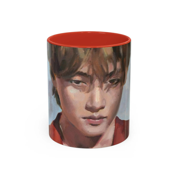 V of BTS Accent Coffee Mug, 11oz Printify - Adam Benet Shaw