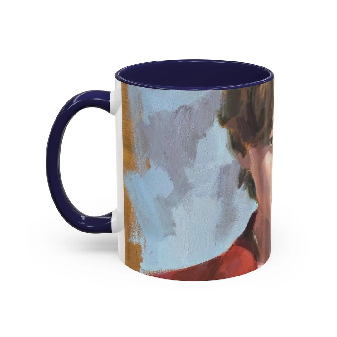 V of BTS Accent Coffee Mug, 11oz Printify - Adam Benet Shaw