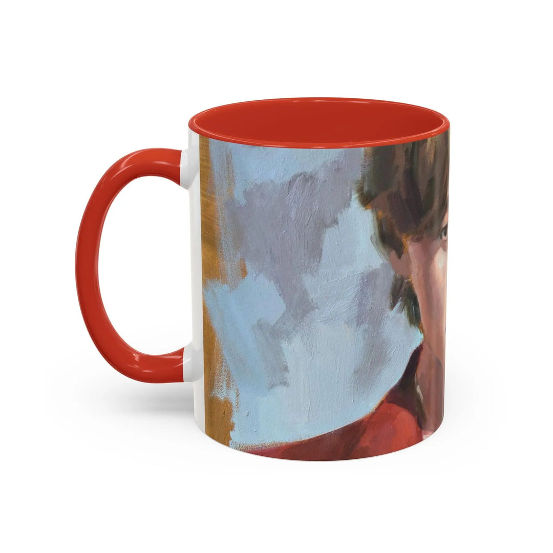 V of BTS Accent Coffee Mug, 11oz Printify - Adam Benet Shaw