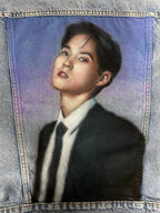 Woosung Custom Denim Jacket – Hand-Painted Airbushed Woosung Jacket